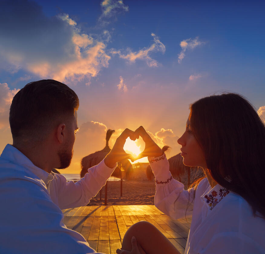 Couple at the beach